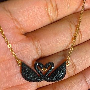Authentic Swarovski Swan Necklace NEVER WORN
